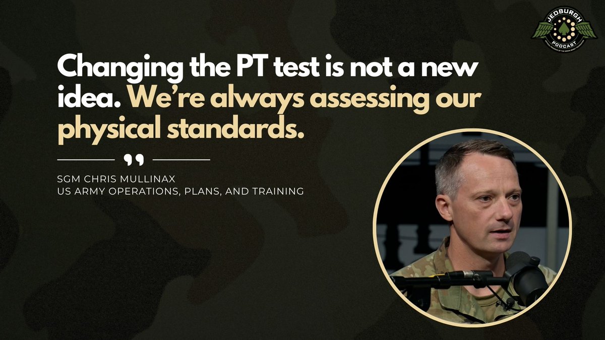 Sex neutral, age normed. That's the standard for the 21 Military Occupational Specialties considered the Close Combat Force in the <a href="/USArmy/">U.S. Army</a> .

SGM Christopher Mullinax explains the new Army Fitness Test on Episode 166: linktr.ee/franracioppi

#usarmy #fitness #leadership