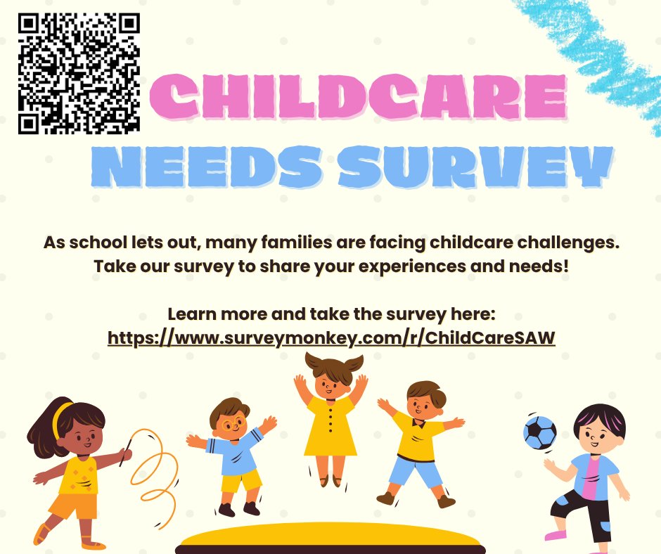 Families are facing new and evolving child care challenges. To better understand these need, CAPSAW has launched a regional Child Care Needs Assessment.  Please give your feedback and share. ayrs.io/QBaFQN
Open now through the end of June.
