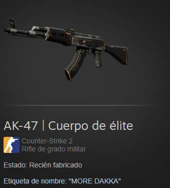 JoluCS2's tweet photo. 🔥AK-47 | Elite Build (FN) / Giveaway🔥
Como entrar:
1⃣ Seguir a @JoluCS2
2⃣ Dar fav y rt a este tweet
3⃣ Mencionar a un amigo
💥 El ganador se dará el martes día 3 de junio
⏰ Participa ya, mucha suerte!!
#CS2Giveaway #CounterStrike #CS2Skins #Sortecs2 #SorteoSkinCS2 https://t.co/k2rvE8jeHz