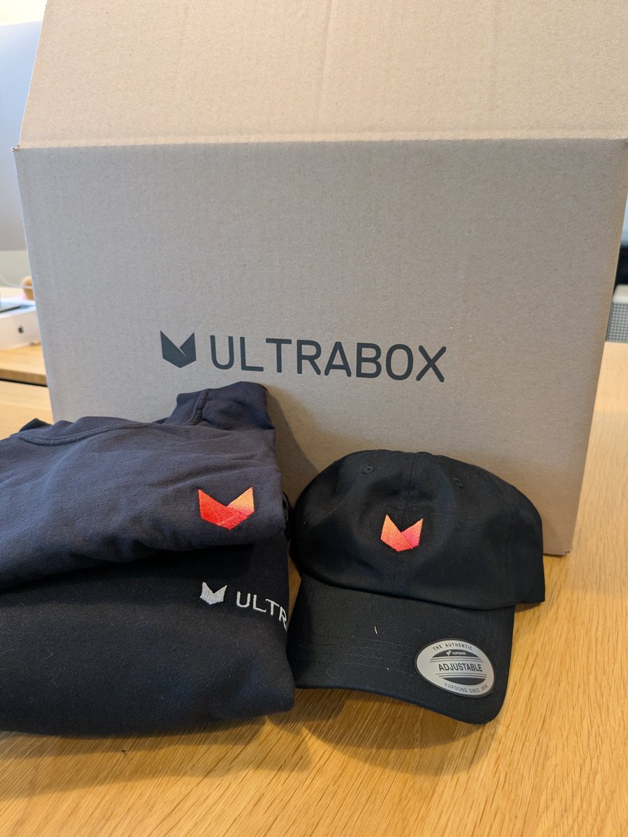 Swag boxes going out to early customers and partners