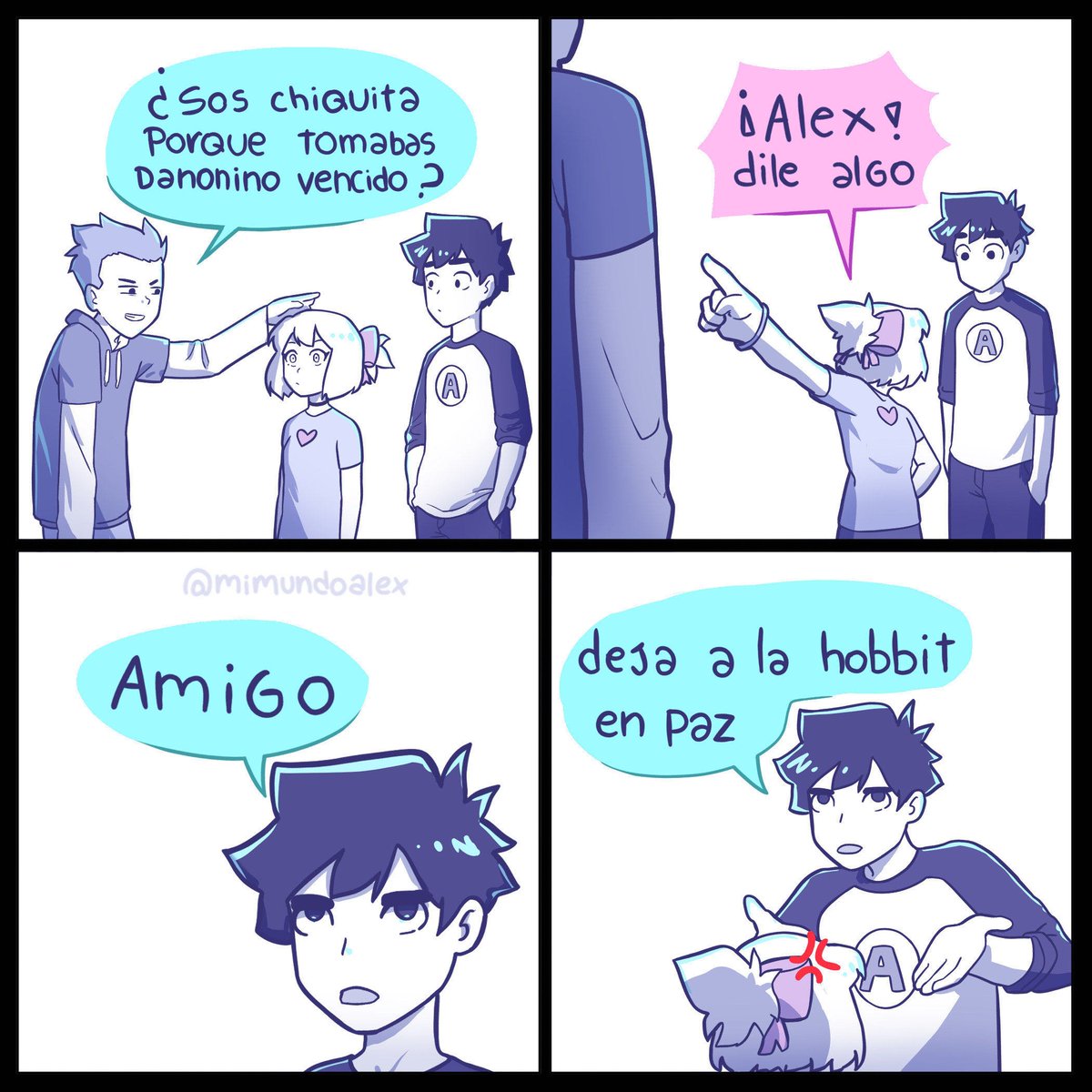 alextremostudio's tweet image. Cuando te molestan por ser bajita 😔