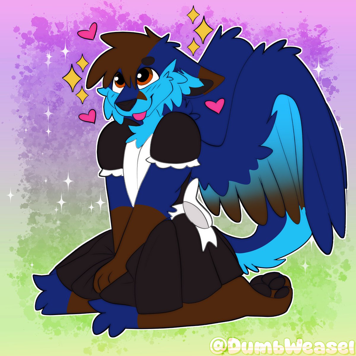 Maid YCH for <a href="/datDumbFolf/">ᨒ↟ Dakota 𖠰🐾/⚠️🐟Kairo🐠☣️</a>