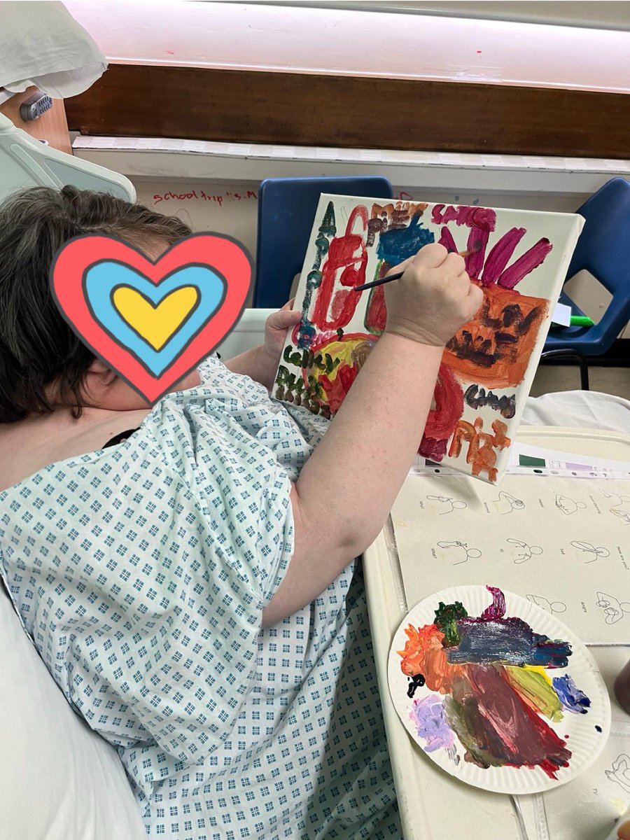Our very talented patient with LD dreams to profit from her artwork to donate it to people affected by pneumonia, an illness that took the lives of her beloved granny and mum. She needs a picture frame, used or new, so we can sell it. Help us in helping her <a href="/ImperialPeople/">Imperial People 💙</a>