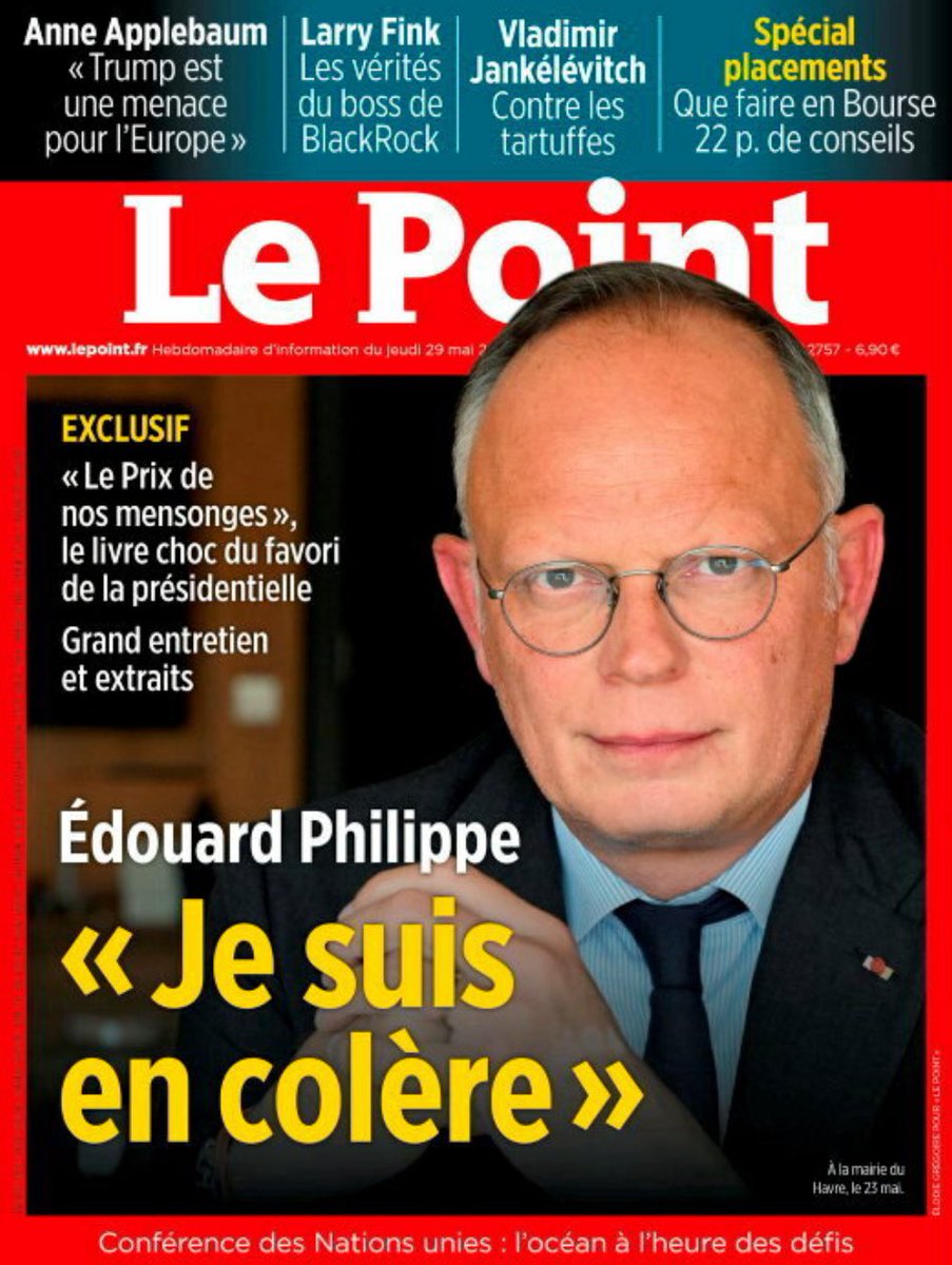 À lire cette semaine dans <a href="/LePoint/">Le Point</a> : interview d’Edouard Philippe à l’occasion de la sortie du livre Le prix de nos mensonges (le 4 juin).

lepoint.fr/politique/retr…