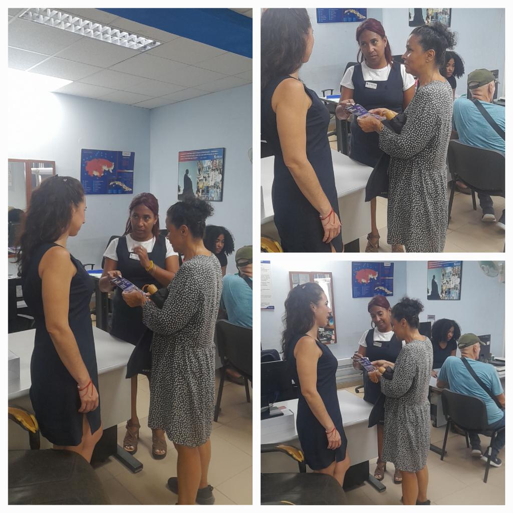 CarlosCard49684's tweet photo. CTLC Monte, ofreciendo y dando a conocer los nuevos servicios de la empresa, como son la Cubacel Tour y su nuevo Paquete Básico Plus. 
#EtecsaconCuba 
#EtecsaTeAcompaña 
#ETECSAesdelPueblo 
#CtMonte https://t.co/yY1Zschc8Q