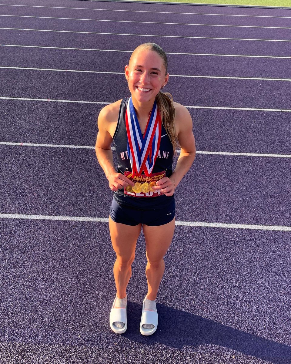 Laine Gardner (@gardnerlai82120) on Twitter photo Wrapped up the district meet with gold medals in 100, 200, 400, and 4x400. So thankful for my coaches and teammates. ❤️ On to state!
#AGTG <a href="/usatf/">USATF</a> <a href="/MtSpoTF/">Mt. Spokane Track & Field</a> <a href="/NCAATrackField/">NCAA Track & Field</a> Wrapped up the district meet with gold medals in 100, 200, 400, and 4x400. So thankful for my coaches and teammates. ❤️ On to state!
#AGTG <a href="/usatf/">USATF</a> <a href="/MtSpoTF/">Mt. Spokane Track & Field</a> <a href="/NCAATrackField/">NCAA Track & Field</a>