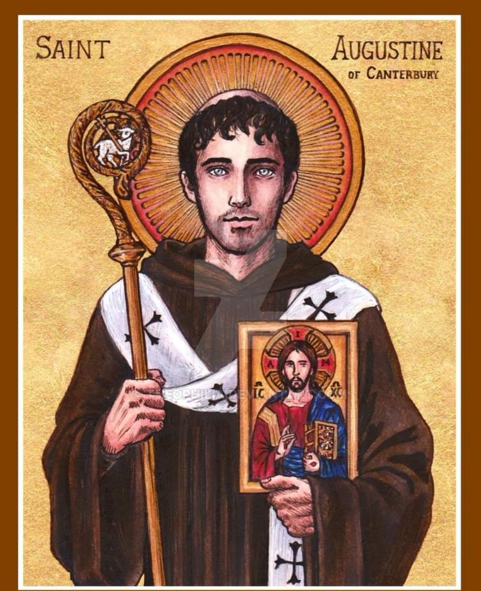Glorioso San Agustín de Canterbury, ruega por el eterno descanso de las Benditas Almas del Purgatorio, y especialmente por los difuntos de Inglaterra