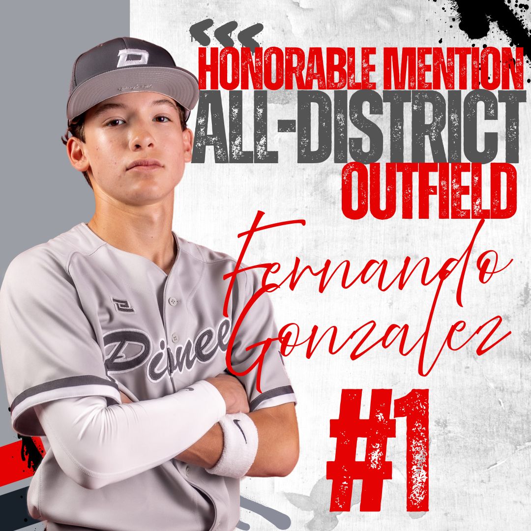 Congratulations to the following Sharyland Pioneer baseball athletes on being named All District Honorable Mention:
Roque Vella All District HM 3rd Base
Martin Moreno, All District HM Catcher
Ben Martinez, All District HM Outfield
Fernando Gonzalez, All District HM Outfield