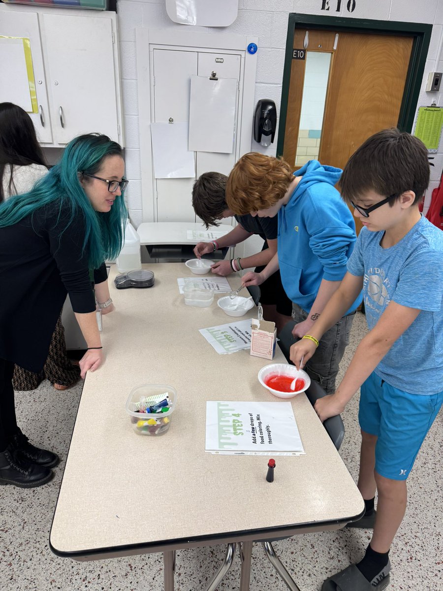Two more days! Slime is our go to math activity for the end of the year! Measuring, reading directions, problem solving and more make this the perfect “last day in Math 8” activity.  #engagement