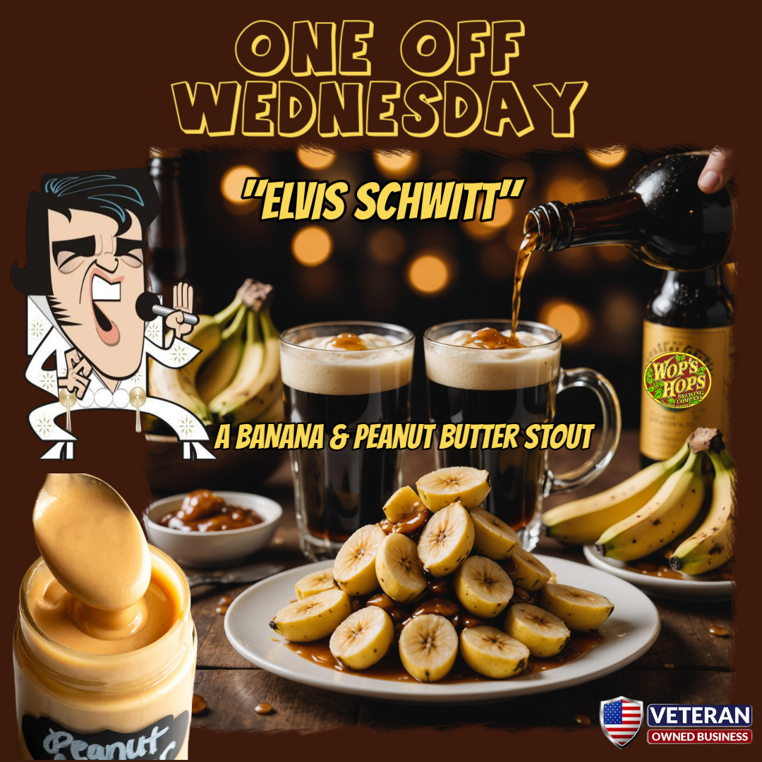 WopsHops's tweet photo. You loved "This Schwitt Is Bananas" stout! So we added peanut butter to make it this weeks One-Off! Enjoy.
#sanford #sanfordfl #doglover #brewery #downtownsanfordfl #drinklocal #eatlocal #playlocal #veteranowned #veteranbusiness #respectthecraft #follwers #follow #spotthewop https://t.co/Rc0hqbgRTL