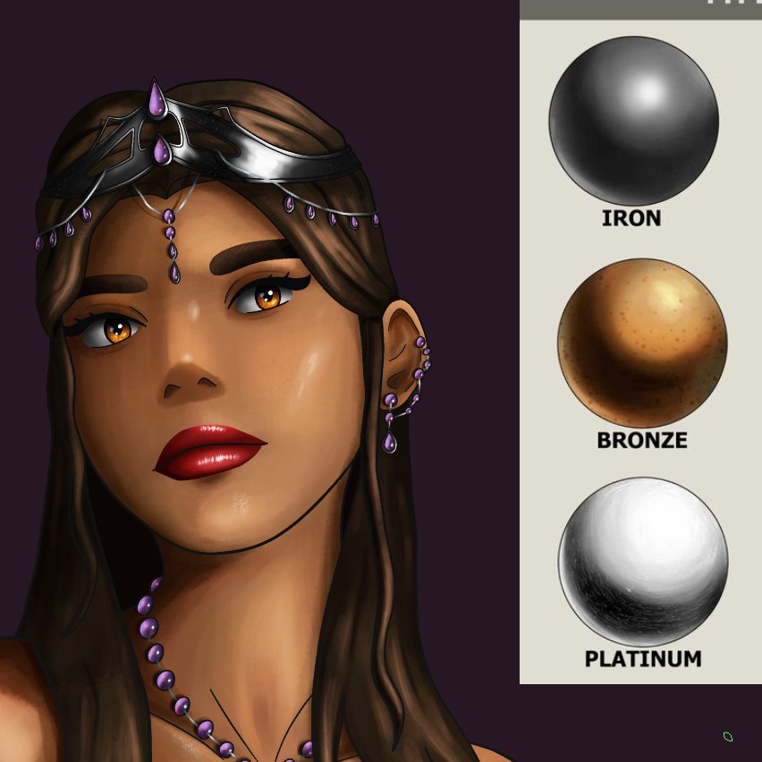 Eclipse4rt's tweet image. Trying to work on some platinum, looks interesting so far, I feel I need more highs... or maybe it needs to be blended better, I&apos;ll keep experimenting!

What do yall think?