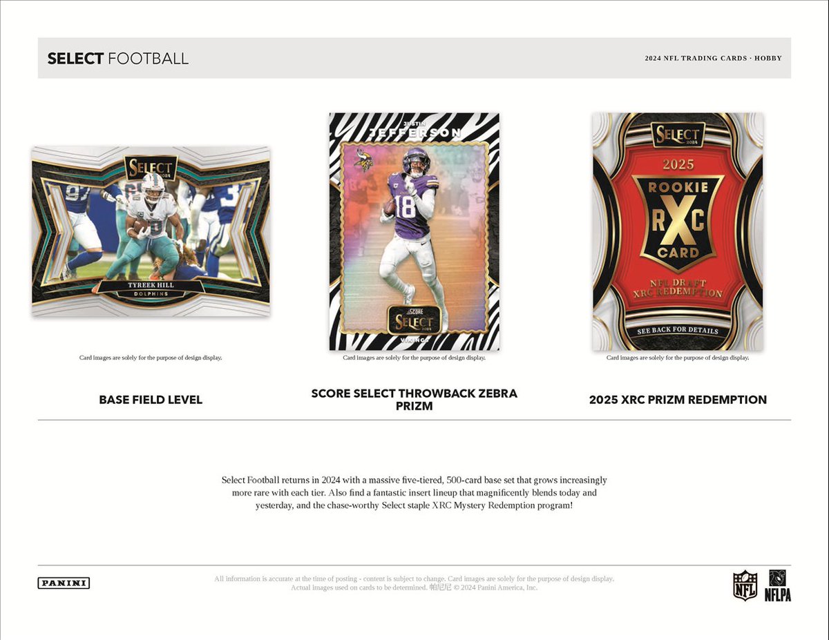 KnTSportscards's tweet image. New Release Panini Select Football #newrelease #selectfootball #paniniamerica #paninidirect #kntsportscards #lcs #cardshopfl