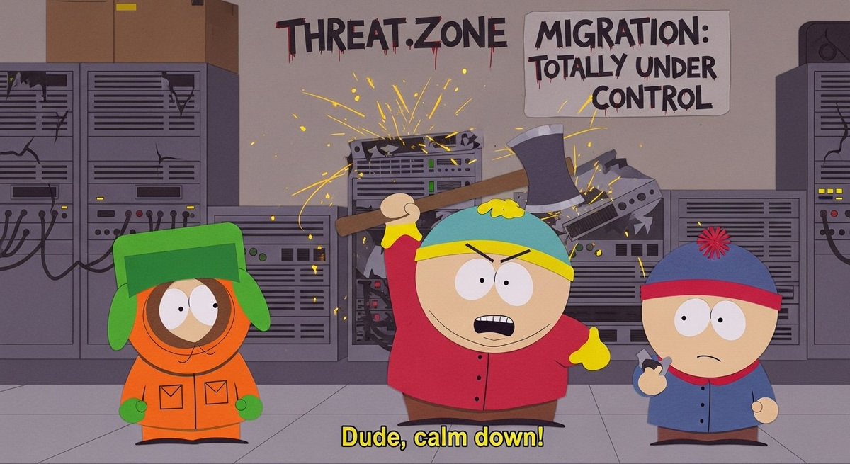 We're moving Threat.Zone to a new datacenter!
This means there might be a short downtime — around 30 minutes.
Thanks for your patience while we plug things back in 🔌