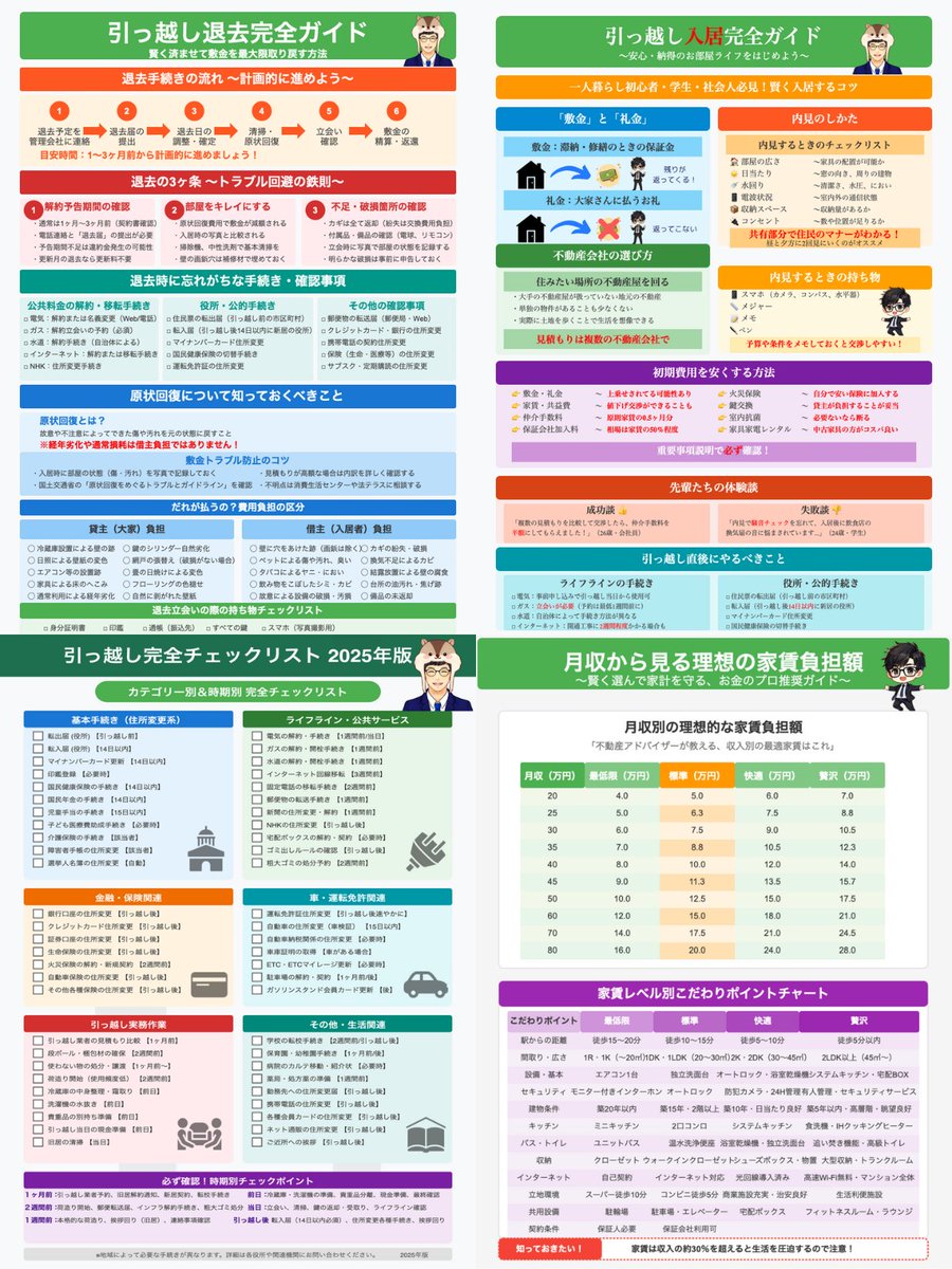 shun_tabimoney's tweet photo. 不動産屋は教えてくれない”引っ越し”を失敗しない全知識 https://t.co/w7V07GoG7c