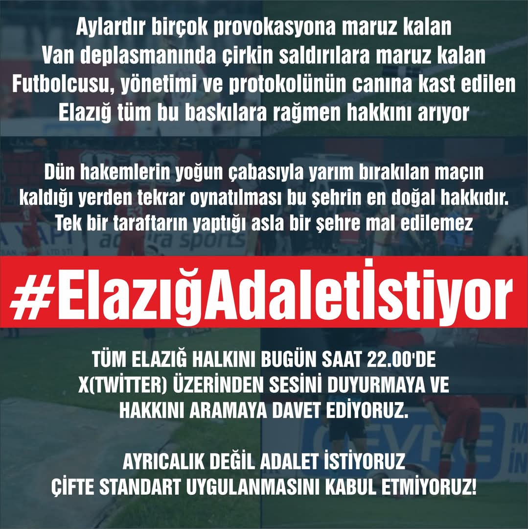 eyperoz's tweet photo. #ElazığAdaletİstiyor https://t.co/m3RhGLZdlN
