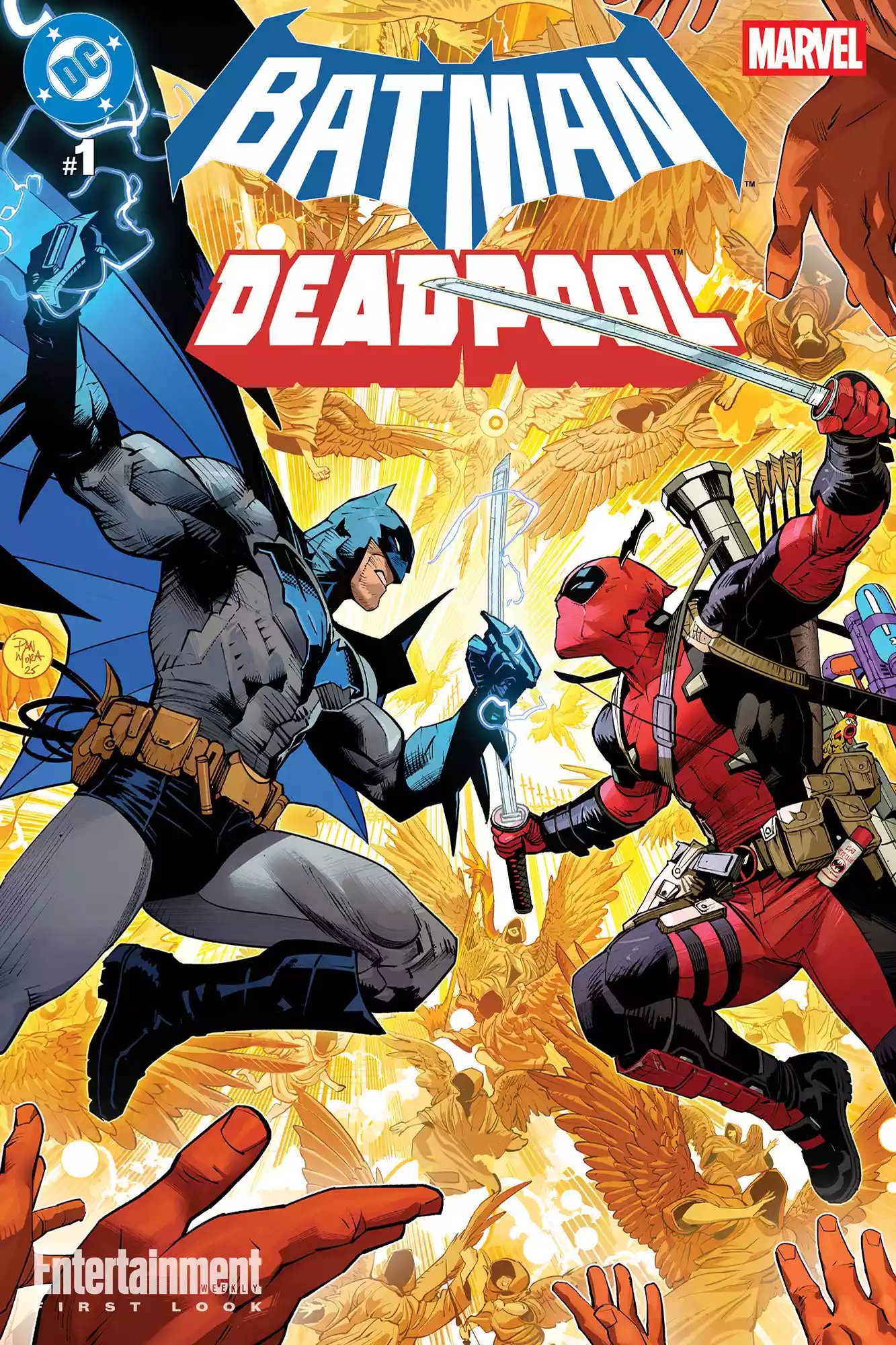 Se lanzarán 2 cómics one-shot de ‘BATMAN/DEADPOOL’; DC escrito por Grant Morrison y Dan Mora  y el de Marvel escrito por Zeb Wells y Greg Capullo