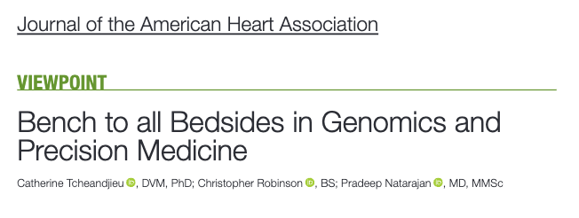 Pradeep Natarajan (@pnatarajanmd) on Twitter photo Delighted to write this viewpoint with <a href="/ines_catherine/">Catherine T, DVM, PhD | #BlackInCardio team</a> & C. Robinson on gleaning and translating genomic insights across communities ahajournals.org/doi/10.1161/JA… <a href="/JAHA_AHA/">JAHA</a> <a href="/GenPrecisionMed/">AHA Council on Genomic and Precision Medicine</a> Delighted to write this viewpoint with <a href="/ines_catherine/">Catherine T, DVM, PhD | #BlackInCardio team</a> & C. Robinson on gleaning and translating genomic insights across communities ahajournals.org/doi/10.1161/JA… <a href="/JAHA_AHA/">JAHA</a> <a href="/GenPrecisionMed/">AHA Council on Genomic and Precision Medicine</a>