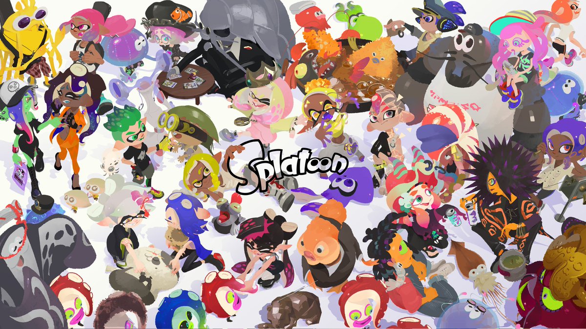 ¡Arte oficial conmemorativo por el 10 aniversario de la saga #Splatoon!

#Splatoon10thAnniversary 
#スプラトゥーン10周年 #Splatoon10周年