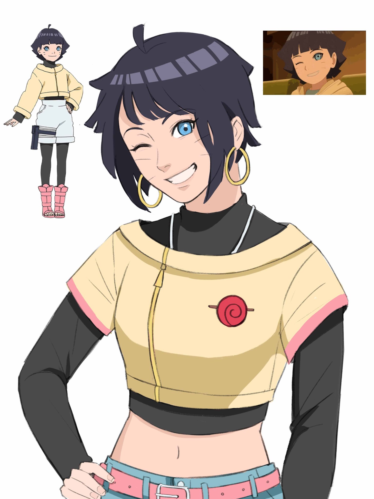 茶 himawari Himawari Uzumaki | ECU Wiki | Fandom