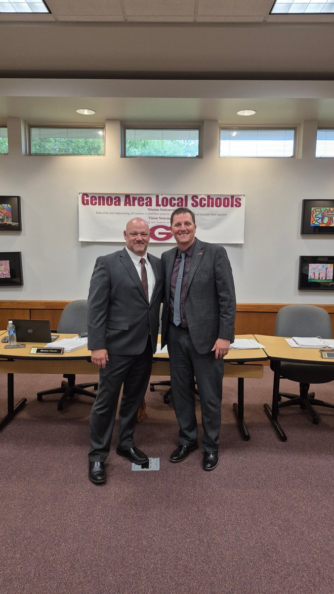 We are excited to welcome Mr. Brian Cannon as the new principal of Genoa High School! We look forward to the energy, experience, and vision he brings to our community. Please join us in giving him a warm Genoa welcome!