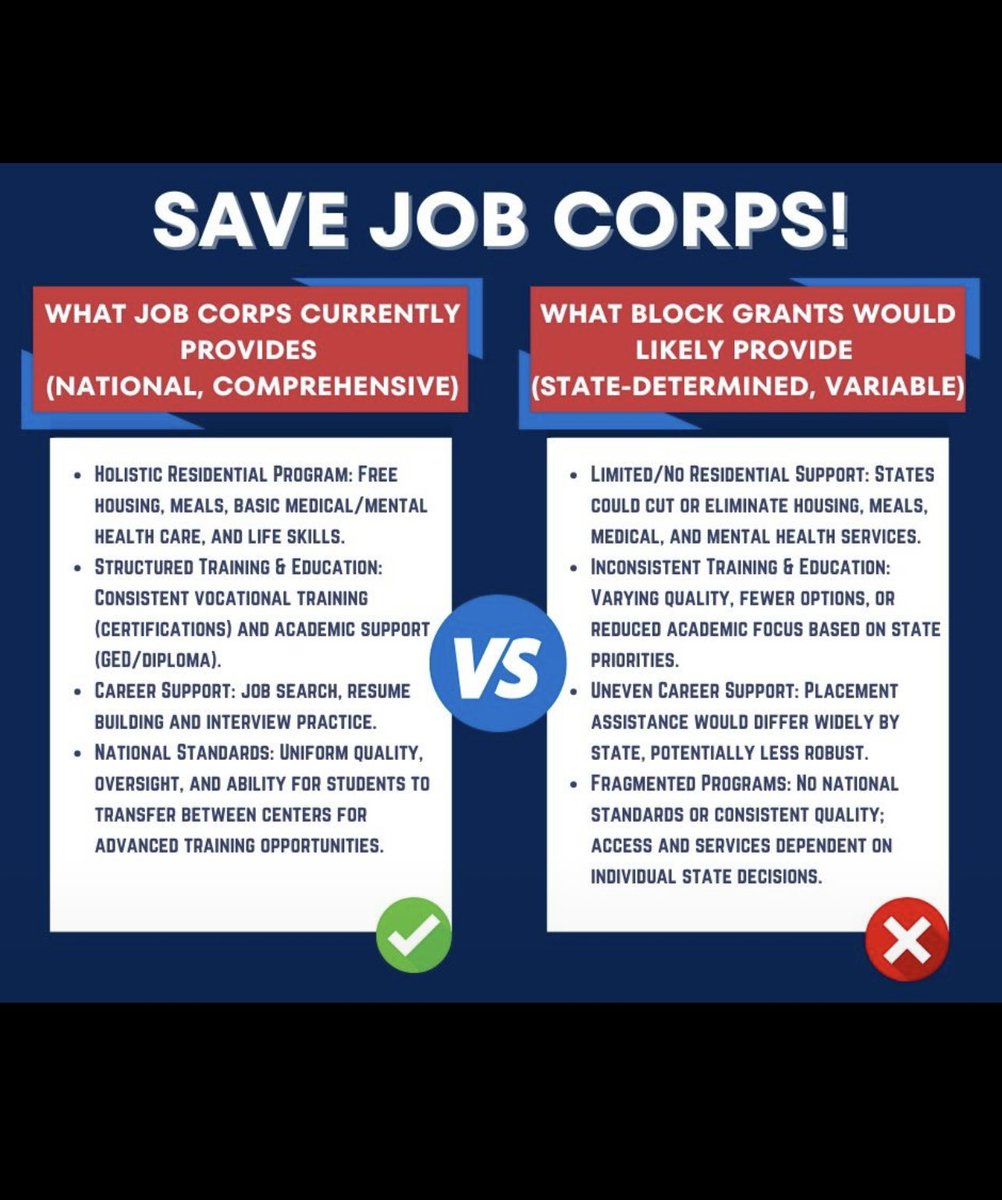 🗣️ #SaveJobCorps #JobCorpsWorks ‼️