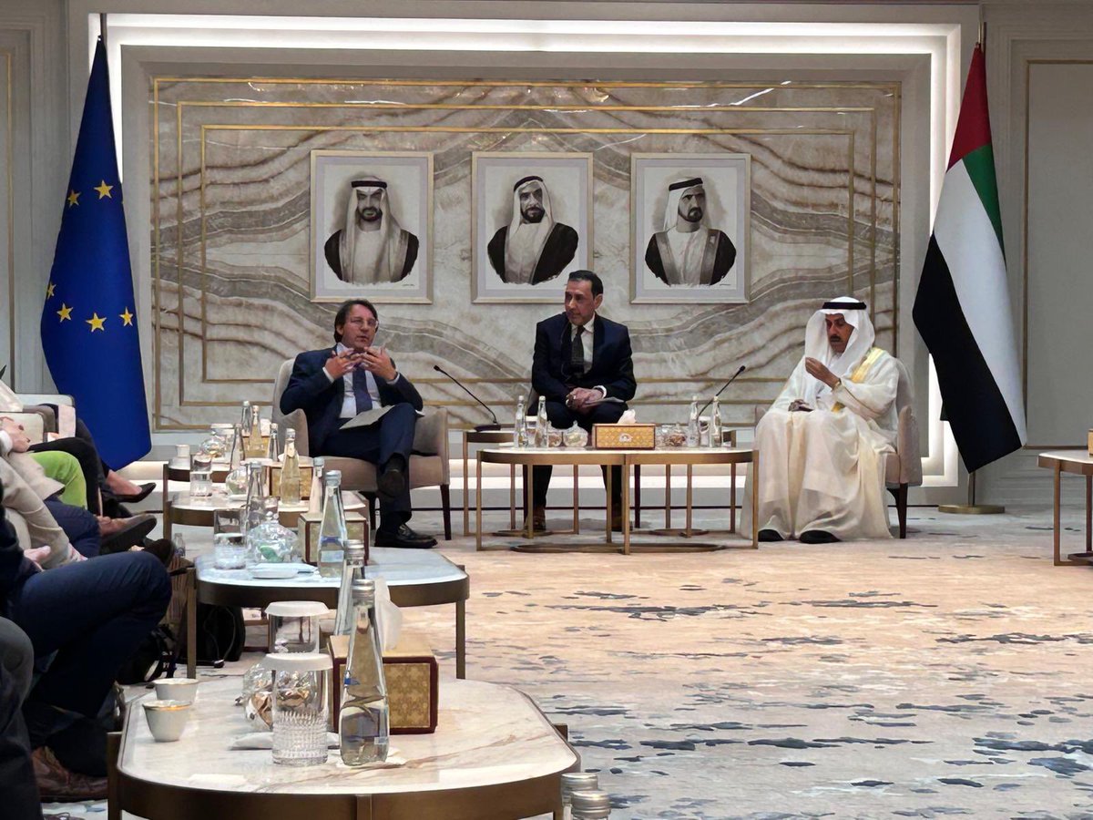 EP_Taxation's tweet image. End of the second day’s meetings for the delegation of MEPs of the @EP_Taxation subcommittee in Abu Dhabi. Meetings continue on Wednesday in Dubai.