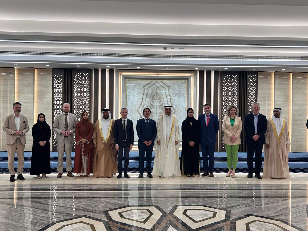 EP_Taxation's tweet image. End of the second day’s meetings for the delegation of MEPs of the @EP_Taxation subcommittee in Abu Dhabi. Meetings continue on Wednesday in Dubai.