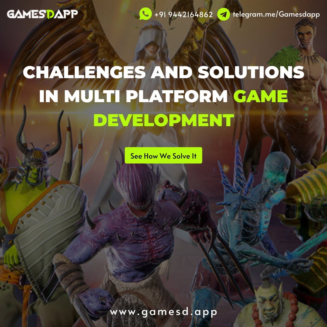 GamesDApp_Ins's tweet image. One Game. Every Screen. Infinite Challenges 🎮

For Business Proposal:

📲 WhatsApp: +91 9442164862
📧 Email: support@gamesd.app
gamesd.app

#MultiPlatformGameDev #GameDevelopmentChallenges #CrossPlatformGaming #GameEngineSolutions #AdaptiveGaming #Unity3D #Unreal