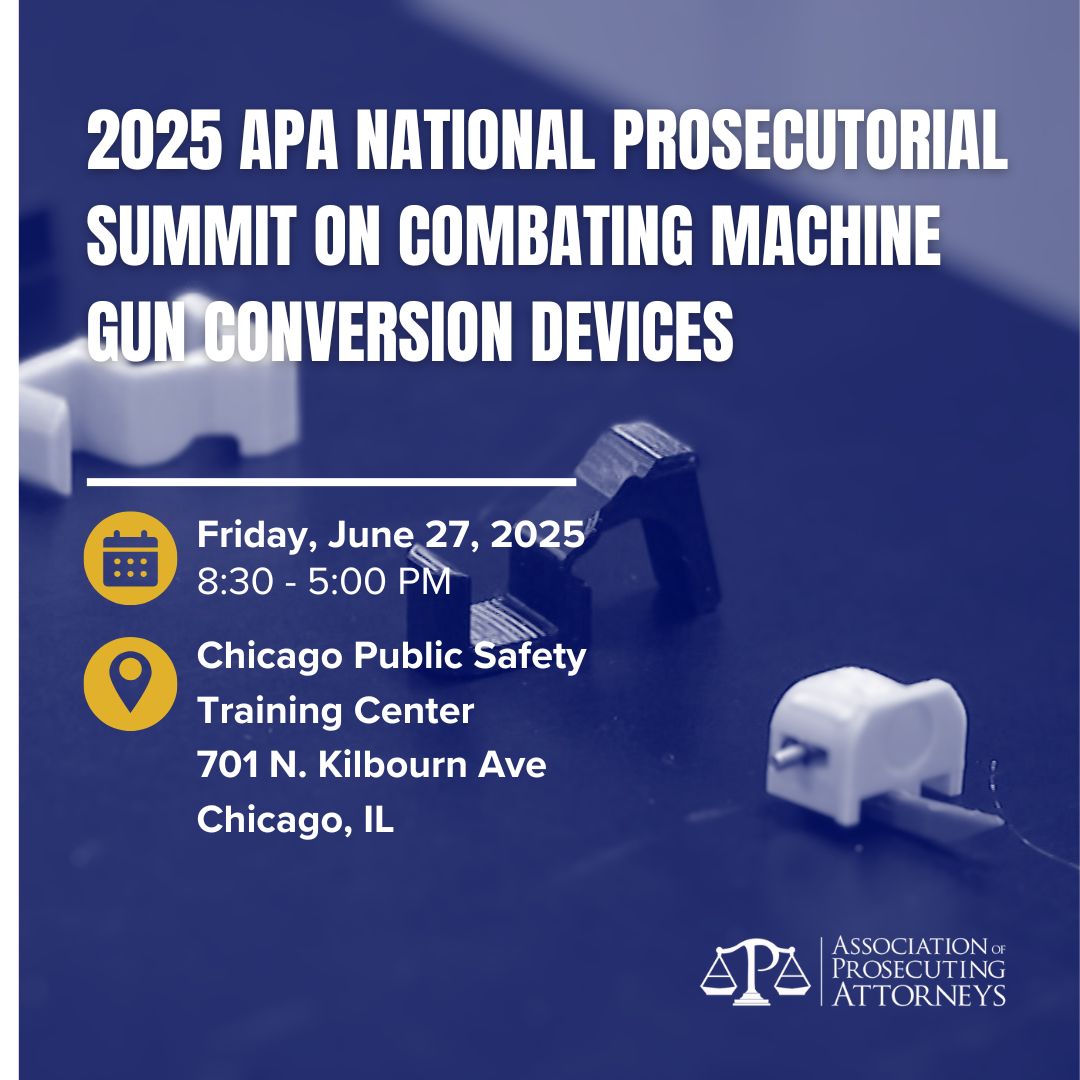 🚨 Machinegun Conversion Device Summit – Register Now! 🚨
Did you catch our two-part series from the Virtual Summit on Machinegun Conversion Devices last November? 🔥 apainc.org/gun-violence-r…
Now’s your chance to register for 6/27/2025 in Chicago, IL! 🏙️🔫 members.apainc.org/events/Details…