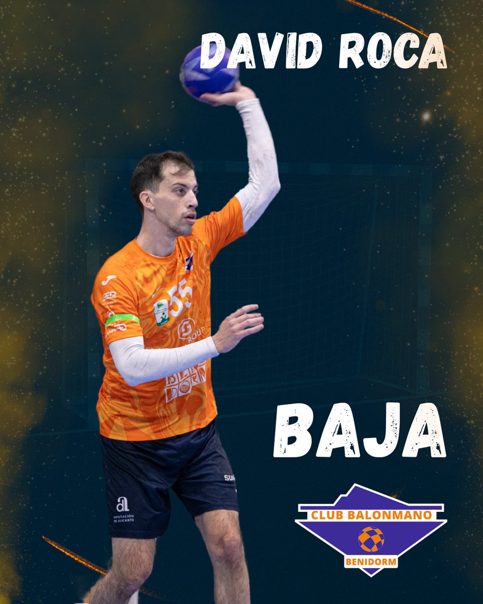 🔵🟠BAJA

<a href="/david_roca5/">David Roca</a>  no seguirá con nosotros la próxima temporada 🙁
David ha marcado 90 goles en 30 partidos en la 23/24 y 98 goles en 22 partidos antes de su lesión esta temporada, estamos muy agradecidos por su rendimiento y profesionalidad, y le deseamos mucha suerte.