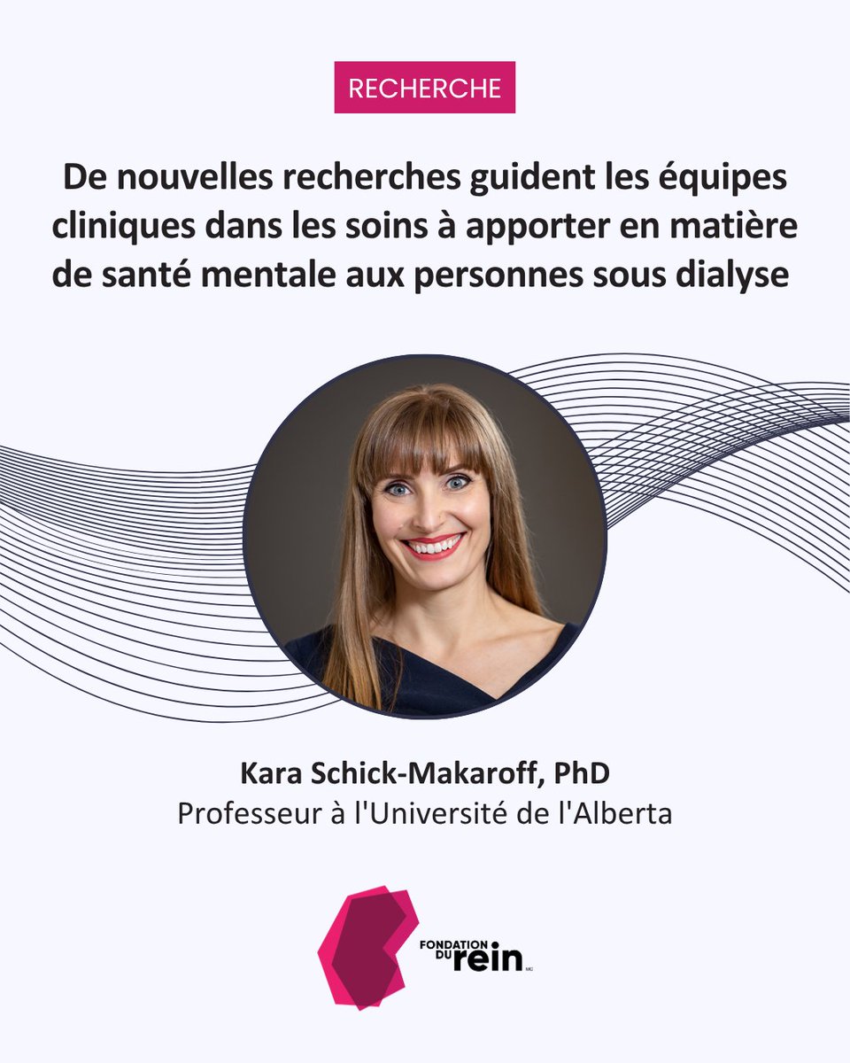 Kidney Foundation (@kidneycanada) on Twitter photo Découvrez les nouvelles recherches menées <a href="/UAlberta/">University of Alberta</a> qui visent à aider les cliniciens à dialoguer avec leurs patients sous #dialyse et à gérer leurs besoins en matière de santé mentale. #SantéMentale. À lire : bit.ly/RCA-Rec-S-Ment… Découvrez les nouvelles recherches menées <a href="/UAlberta/">University of Alberta</a> qui visent à aider les cliniciens à dialoguer avec leurs patients sous #dialyse et à gérer leurs besoins en matière de santé mentale. #SantéMentale. À lire : bit.ly/RCA-Rec-S-Ment…