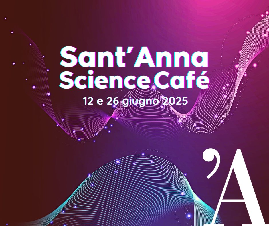 ✨Torna il Sant’Anna Science Cafè. 
❗️Primo appuntamento per il 12 giugno 2025 ore 21.00 con Silvestro Micera e Barbara Gallavotti.
👉 “La neuroingegneria al servizio dell’umanità: tra tecnologie e intelligenza artificiale”. 
🎟 Prenota il tuo ingresso ⬇️ 
santannapisa.it/it/evento/sant…