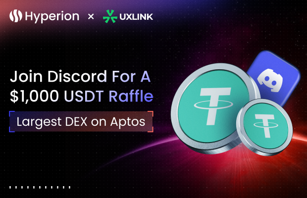 hyperion_xyz's tweet image. In collaboration with @UXLINKofficial , we’ve kicked off a giveaway with a prize pool in $UXUY (125,000 UXUY in total) 

At the same time, we’re distributing $1,000 worth of USDT in the Hyperion Discord.

To participate, see the next tweet.