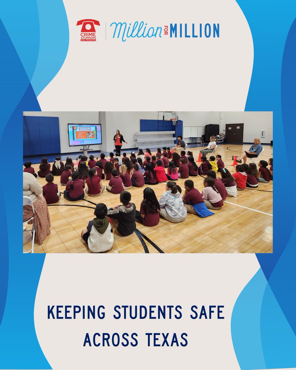 We’ve been on the move across Texas — in schools and online — all in support of our Million for Million campaign! 

Take advantage of our free safety resources or request a presentation today at millionformillion.org. 

📷: Statewide Education Specialist Addie Carlson at