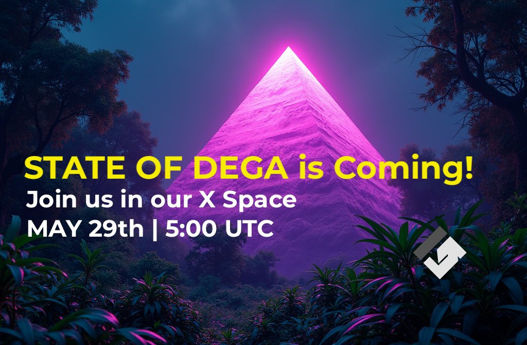Join us to hear all about the progress here at DEGA!

x.com/i/spaces/1DXGy…