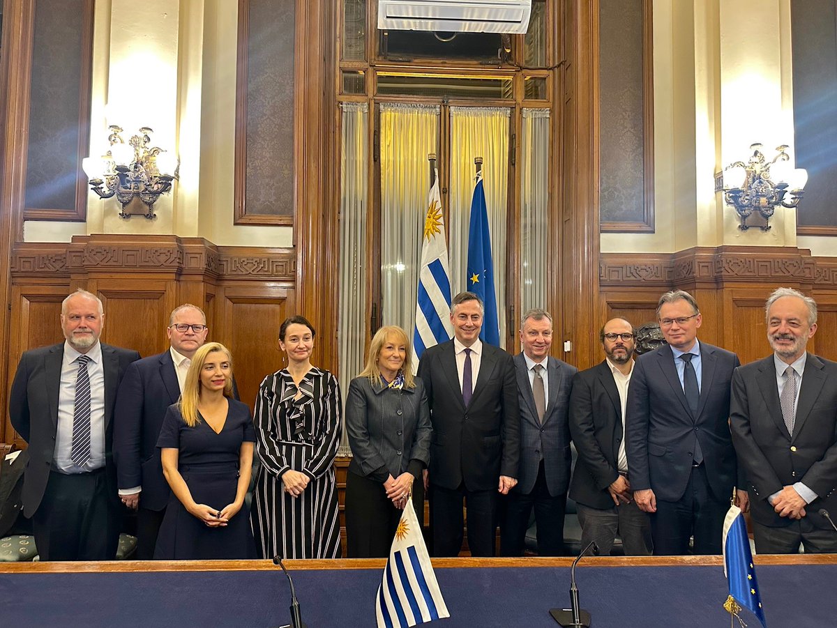 <a href="/EP_ForeignAff/">AFET Committee Press</a> MEPs in Montevideo having fruitful discussions with parliament, government and stakeholders 

📌Reaffirming strong  🇪🇺🇺🇾 partnership
 
📌Commitment to multilateralism and the rules based international order  (1/2)