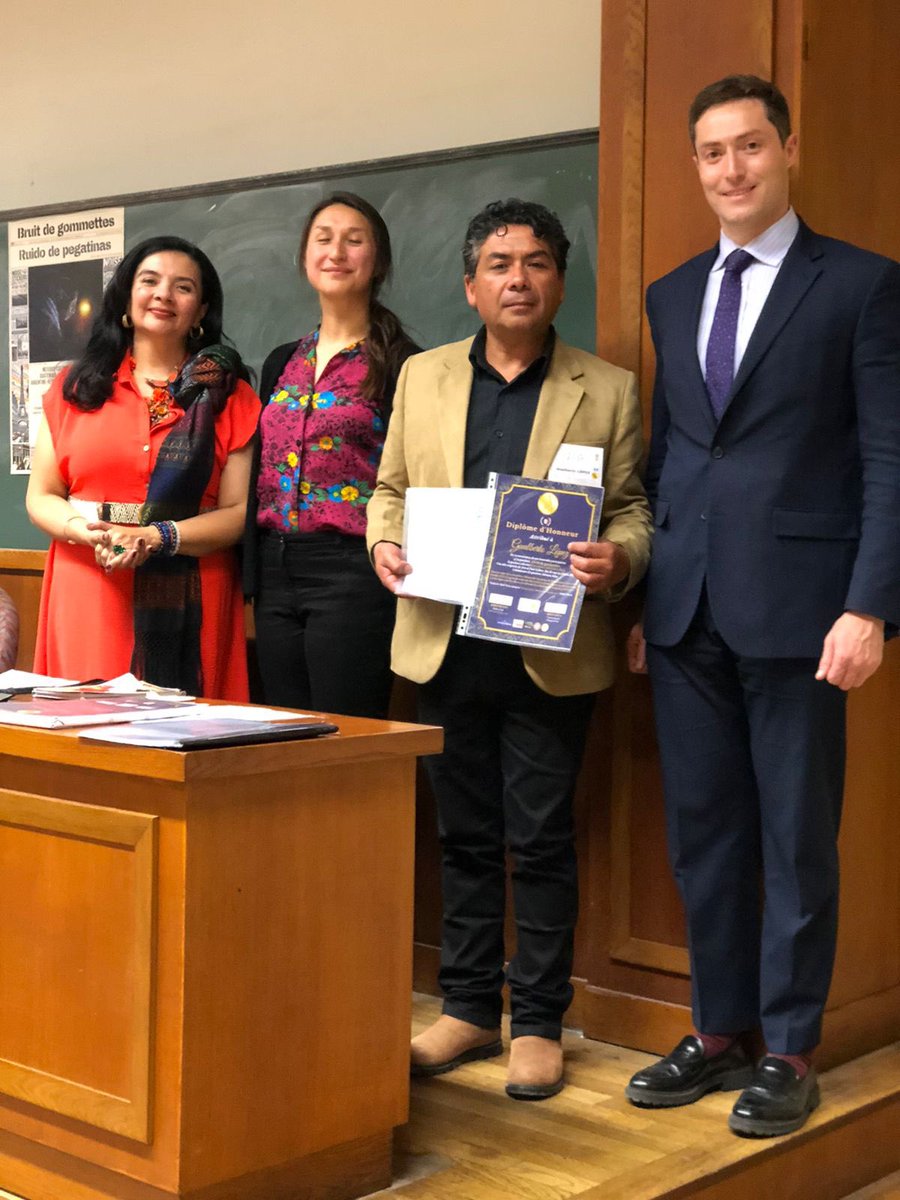 🌎🎨 En el marco de las #SALC2025, artistas guatemaltecos participaron en la inauguración de la exposición de arte latinoamericano en la Universidad de la Sorbona. 

¡La creatividad de Guatemala brilló en París! 🇬🇹✨

<a href="/EmbaGuaFr/">EmbaGuaFr</a>
#DiplomaciaCulturalGT