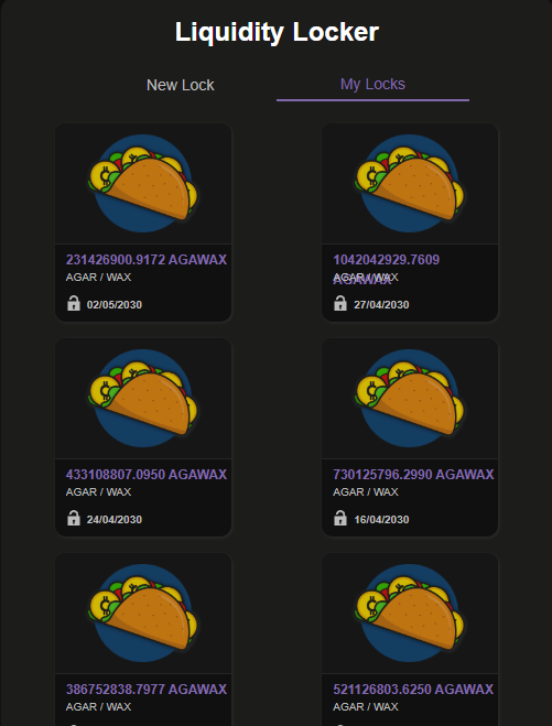 🌿 AGARWOODS LOTTERY – S15 COMPLETE! 🎉

💥 172 tickets sold
💰 8,600 $WAX raised
🔒 25% added to TACO SWAP LP (locked 5 yrs via WAXDAO)
🛠️ Rest goes to building new game features &amp; modes!

Thanks for the support! More events coming soon 💚
#WAX #NFTGame #AgarwoodsNFT #P2E