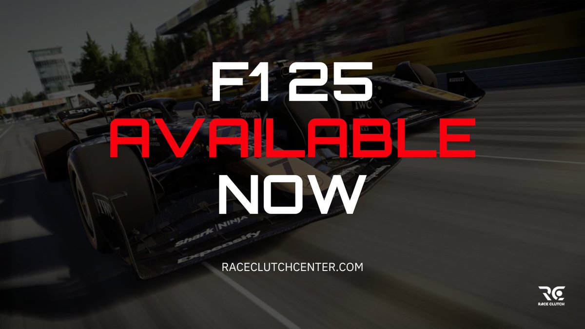 🚨 F1® 25 setups are HERE!

✅ Pro-built by F1 game experts
✅ Lifetime updates
✅ Multiplayer &amp; solo ready

💰 From just 2.99€
🎯 Bundles cover ALL 2025 tracks!

Ready to drive faster?
🛒 raceclutchcenter.com/collections/f1…

#F125 #Simracing #RCC #RaceClutch #Esports