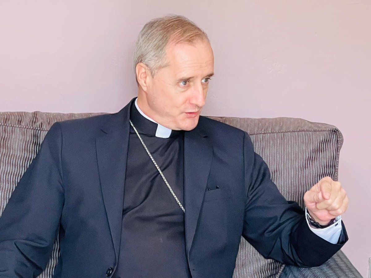 The Apostolic Nuncio to S.Sudan, Archbishop Séamus Horgan today paid a courtesy call to <a href="/RJMECsouthsudan/">RJMEC South Sudan</a> Chairperson,  Amb. Maj. Gen. George Owinow. The two had a lengthy discussion on the current political and security situation in the country and the need by the...1/2