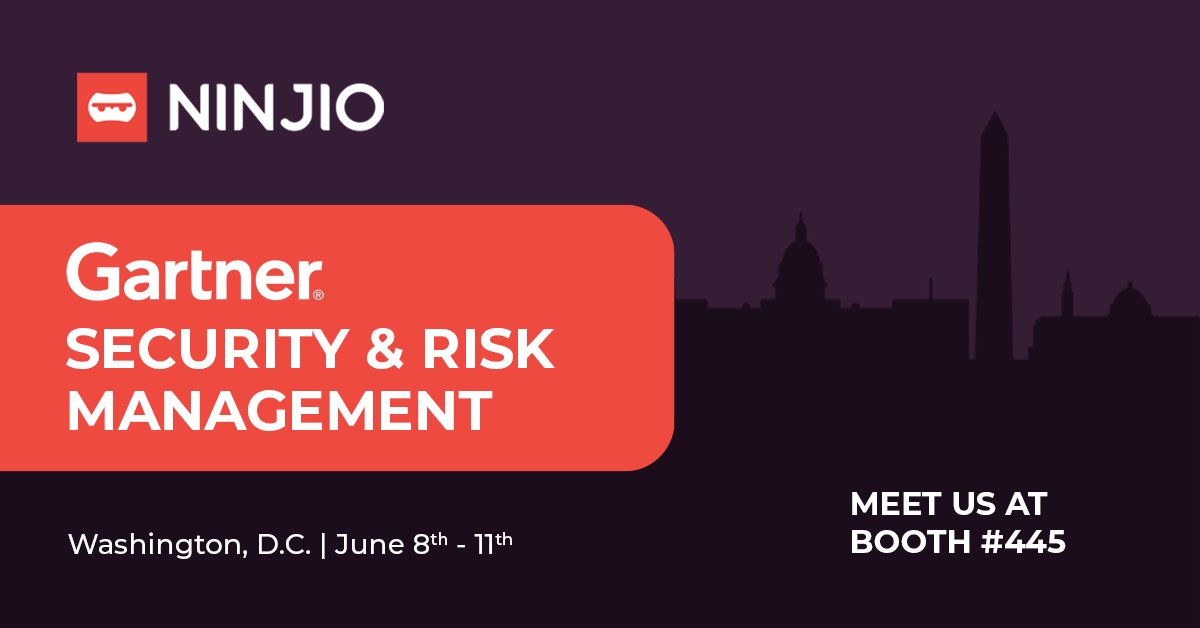 Team NINJIO will be at Gartner Security &amp; Risk Management Summit! Swing by our space in Washington, DC to hear about how we're shaking up cybersecurity awareness training and human risk management.

#cybersecurity #CSAT #HRM