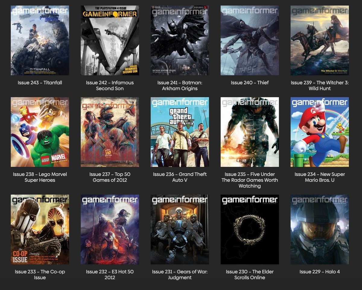 Game Informer tweet media