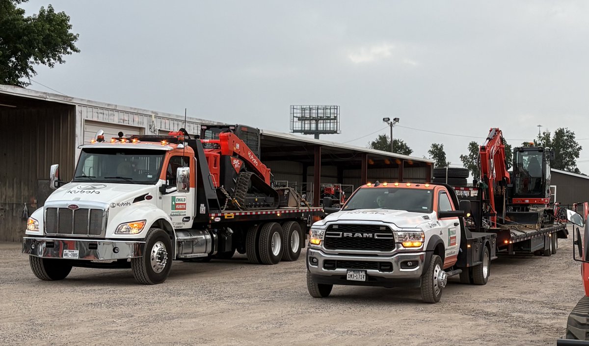 Ewald Kubota (@ewaldkubota) on Twitter photo We sent both trucks out first thing this morning for a rental customer. They were so pleased with the SVL97 that they asked for a second one to be delivered tomorrow.
Katy Woolley
katy.w@ewaldkubota.com
15552 Interstate 45 South
Conroe, TX 77384
W: 9362733200
M: 9365208671 We sent both trucks out first thing this morning for a rental customer. They were so pleased with the SVL97 that they asked for a second one to be delivered tomorrow.
Katy Woolley
katy.w@ewaldkubota.com
15552 Interstate 45 South
Conroe, TX 77384
W: 9362733200
M: 9365208671