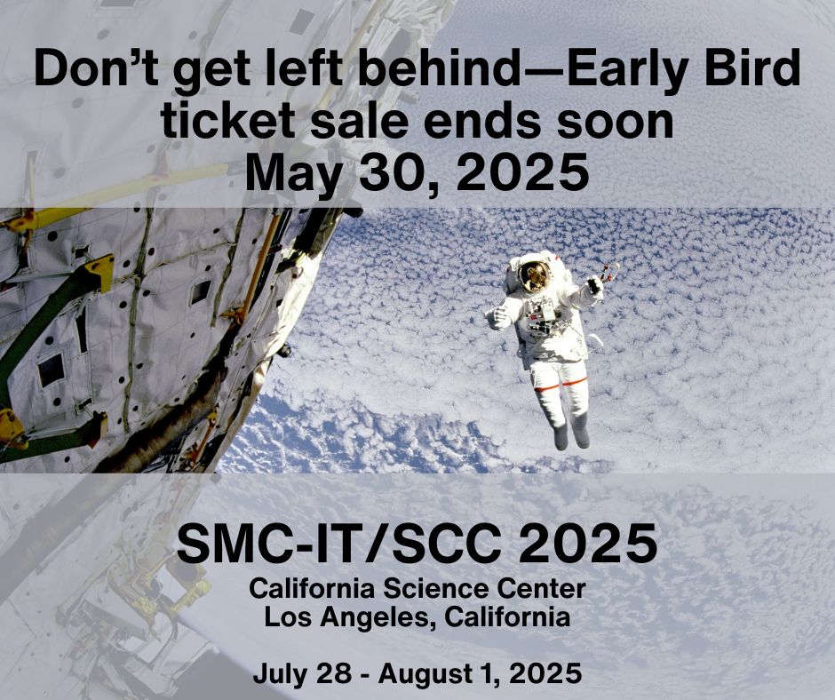 IEEE SMC-IT/SCC 2025 Conference (@smcit_conf) on Twitter photo π IEEE SMC-IT/SCC registration is OPEN!
π¦ Early bird pricing ends Friday!
β‘οΈ smcit-scc.space
Join us 28 July - 1 August at <a href="/casciencecenter/">CA Science Center</a> π IEEE SMC-IT/SCC registration is OPEN!
π¦ Early bird pricing ends Friday!
β‘οΈ smcit-scc.space
Join us 28 July - 1 August at <a href="/casciencecenter/">CA Science Center</a>