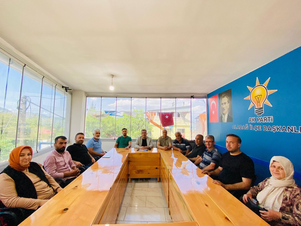 “Adında AK, Işığında İstikbal“

📍AK Parti Aladağ İlçe Başkanlığı 
Haftalık olağan ilçe yürütme ve yönetim kurulu toplantımızı ilçe binamızda gerçekleştirdik. Hayırlara vesile olsun
#Aladağ
<a href="/omerr/">omer</a>.celik 
@farukaytek01 
@sunaykaramik 
@tamerdagli01 
<a href="/abdullahdogru01/">Abdullah Doğru</a> 
@ozensaffet01