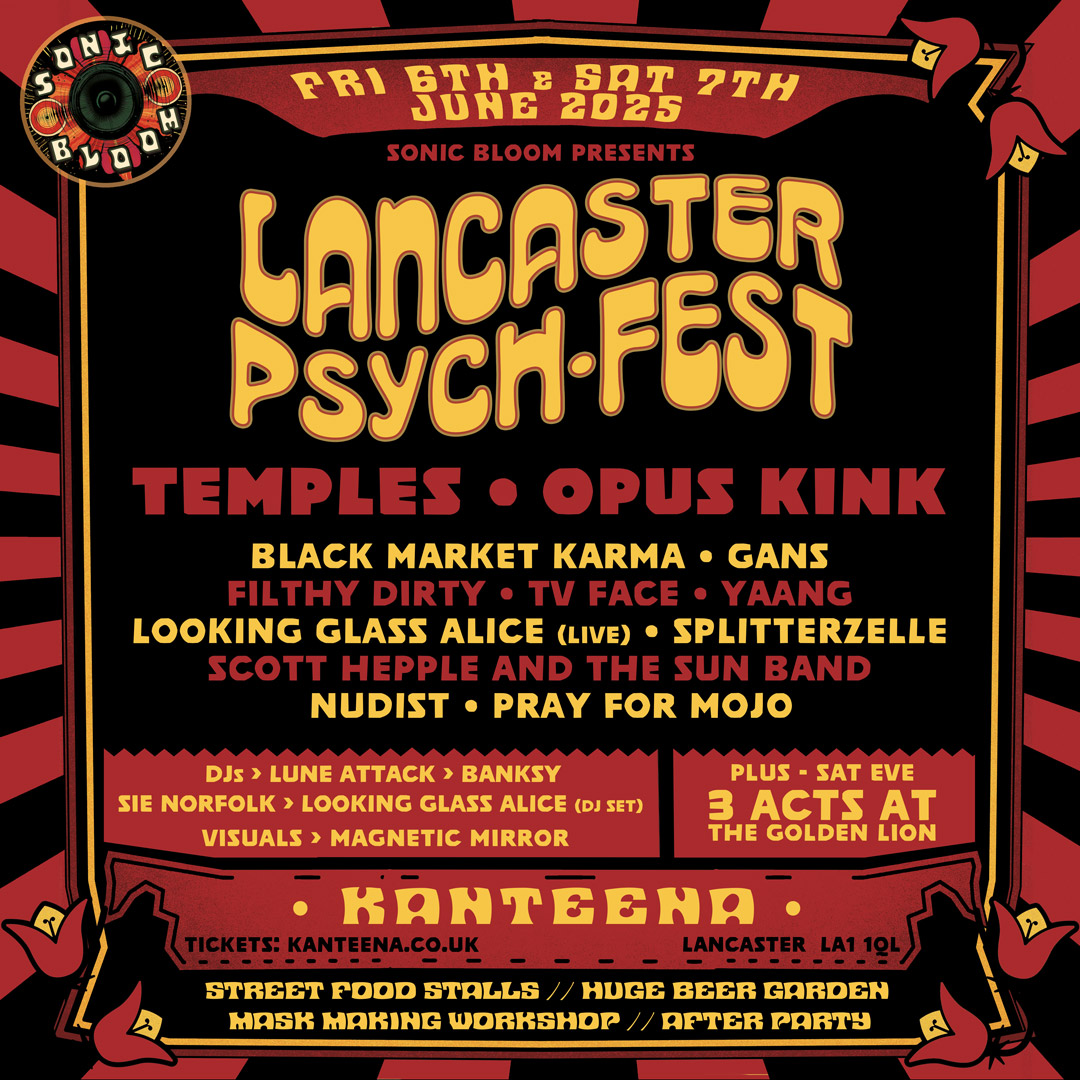 UK 🇬🇧 Next week we headline LANCASTER PSYCH FEST <a href="/SonicBloomFest/">SonicBloomFestival</a> ! Hope to see you all there! Get your tickets today: kanteena.co.uk/events