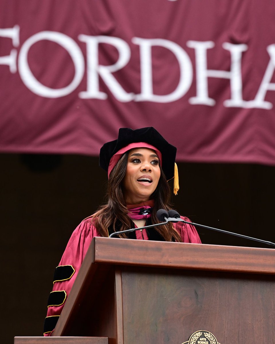 Fordham Alumni (@fordhamalumni) on Twitter photo โก Regina Hall, FCRH โ92 โก
Then: Fordham student.
Now: Commencement speaker, honorary doctorate recipient, award-winning actress, and total inspiration. Thank you for using your platform to uplift others and lead with purpose. ๐ โค๏ธ 
--
#ThenVsNow #FordhamAlumni #YearbookPhoto โก Regina Hall, FCRH โ92 โก
Then: Fordham student.
Now: Commencement speaker, honorary doctorate recipient, award-winning actress, and total inspiration. Thank you for using your platform to uplift others and lead with purpose. ๐ โค๏ธ 
--
#ThenVsNow #FordhamAlumni #YearbookPhoto