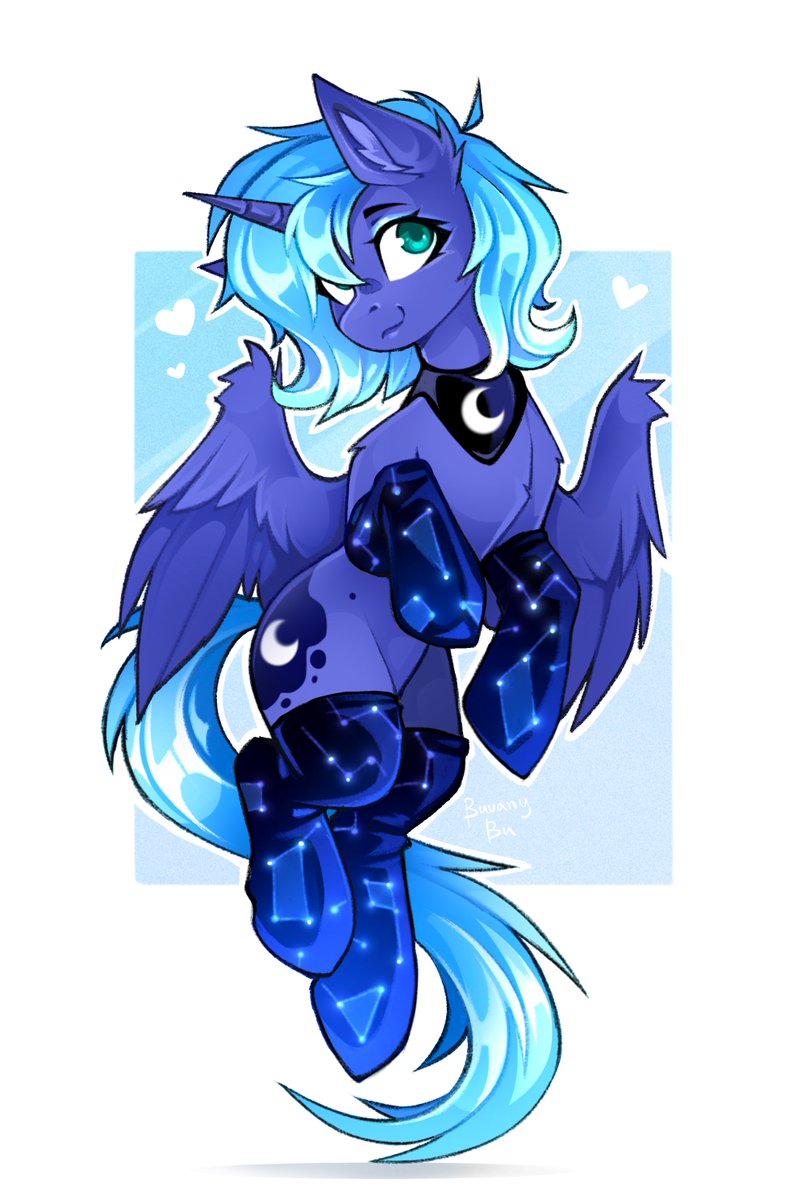 Meet our favorite princess! so cool when people order canon characters.

(This ych is still open)
#mlp #Pony #PrincessLuna