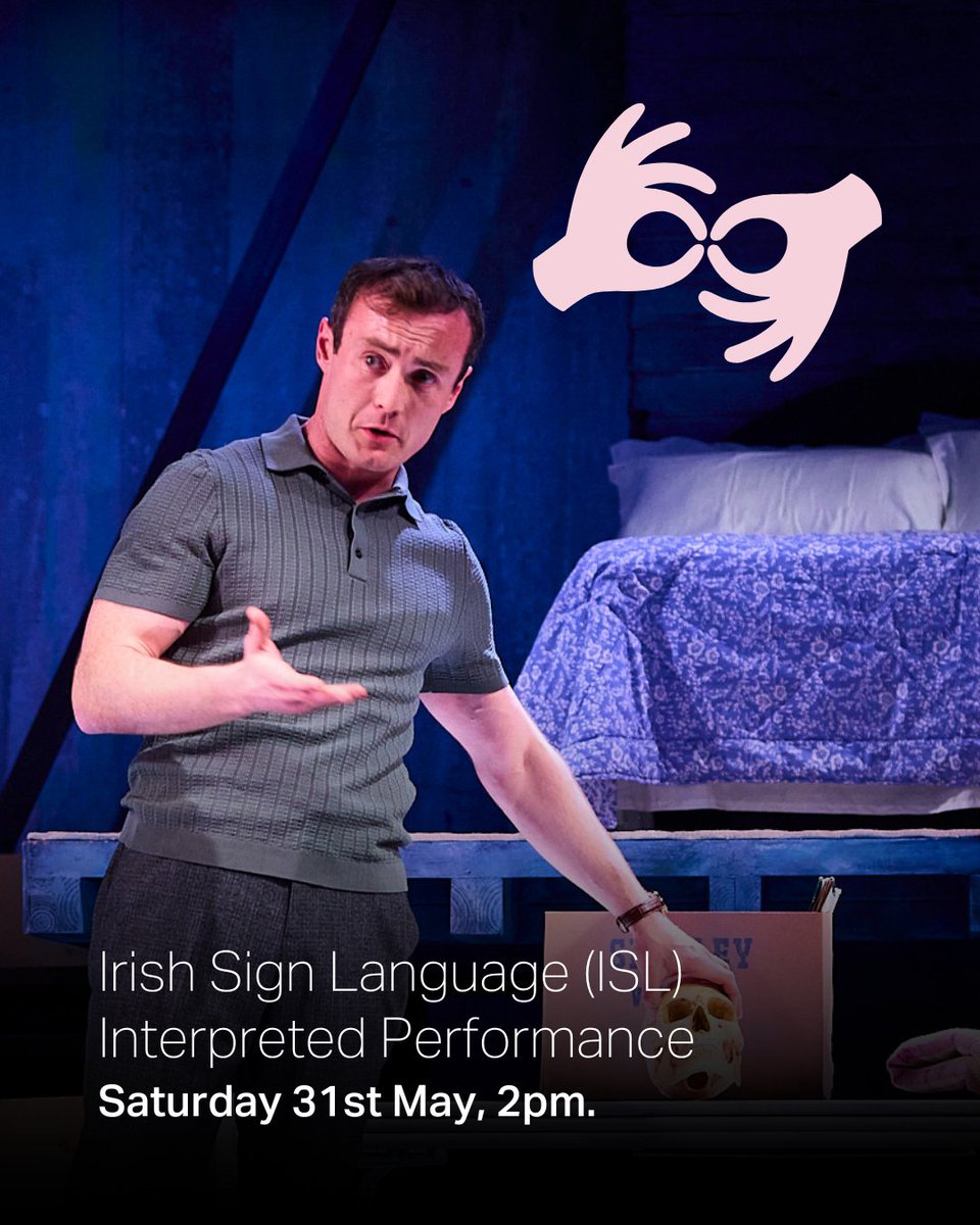 Gate Theatre (@gatetheatredub) on Twitter photo Our Irish Sign Language (ISL) interpreted performance of LOVESONG takes place this weekend, on Saturday, 31st May at 2pm.
🎟️ There are specific seats reserved for anyone needing to be close to the ISL interpreter.
📧 boxoffice@gate-theatre.ie
📞 +353 1 874 4045 Our Irish Sign Language (ISL) interpreted performance of LOVESONG takes place this weekend, on Saturday, 31st May at 2pm.
🎟️ There are specific seats reserved for anyone needing to be close to the ISL interpreter.
📧 boxoffice@gate-theatre.ie
📞 +353 1 874 4045