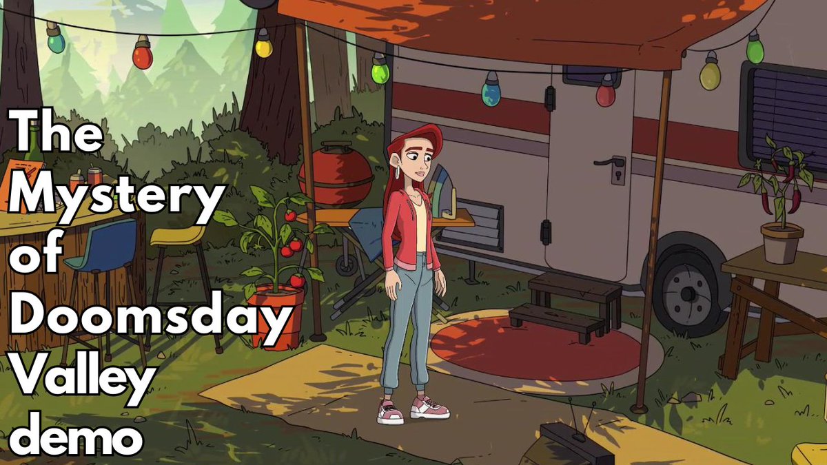 The Mystery of Doomsday Valley demo - 'mystery point-and-click adventure. Hand-drawn animations and object-based puzzles' from <a href="/ascension_true/">Doomsday Valley - Wishlist ➡️ Steam</a> 

Watch
youtu.be/iYAXZxINmRM
Steam
tinyurl.com/55fecdwy

#indiedev #indiegame #pointandclick #adventuregame